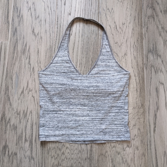 Hollister Heathered Grey Halter Top - Picture 5 of 6